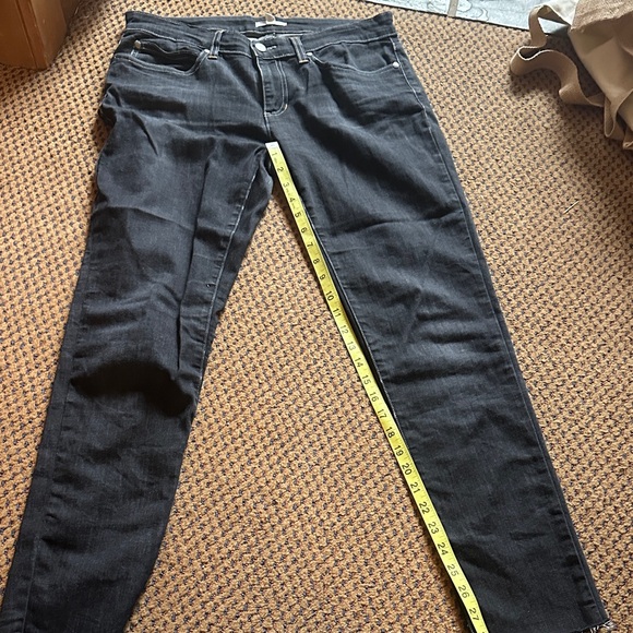 Eileen Fisher Black Straight Leg Jeans - Picture 6 of 6